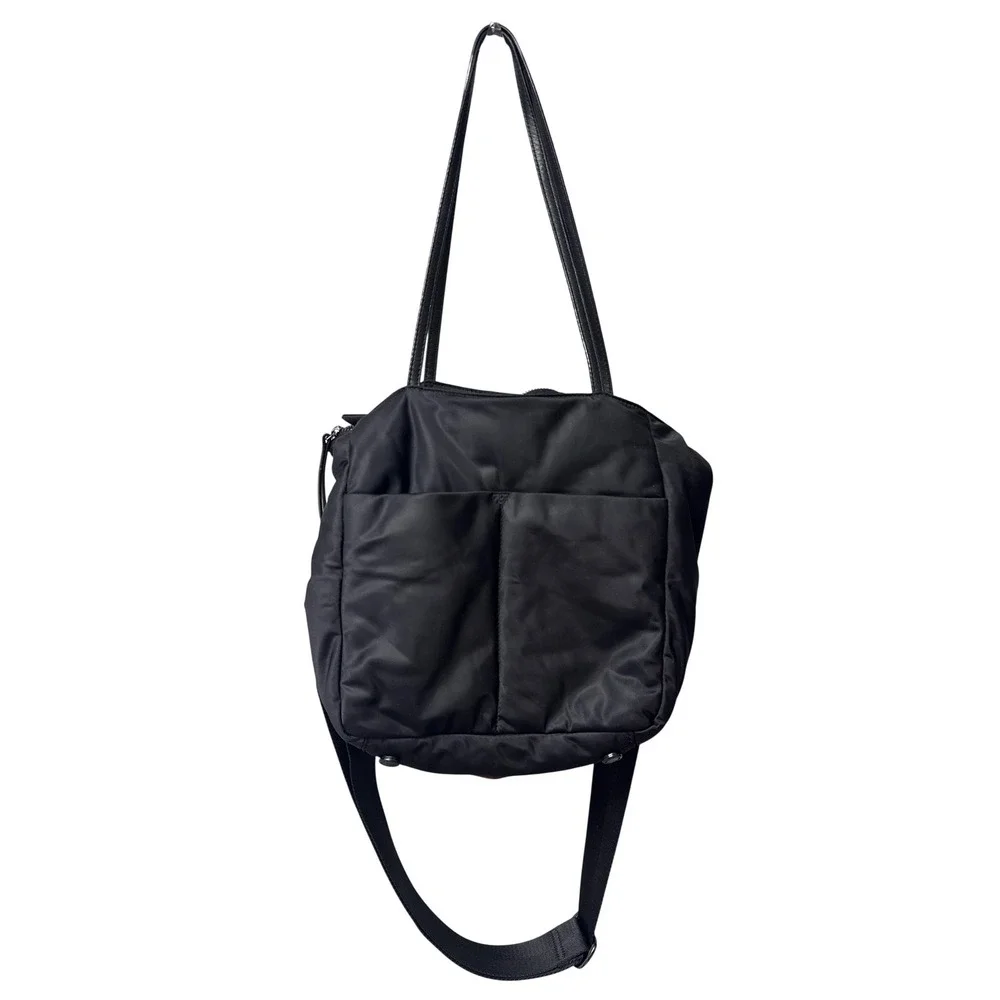 MZ Wallace Bowery Quatro Tote Womens Bag Black Casual Luxury Quilted Travel EUC